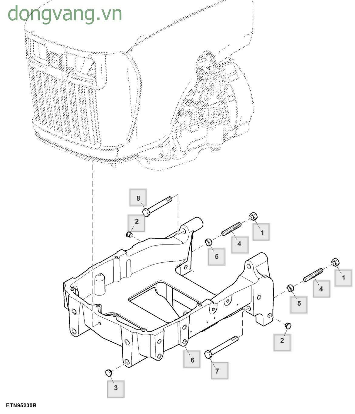 Front Axle Support - ST812954